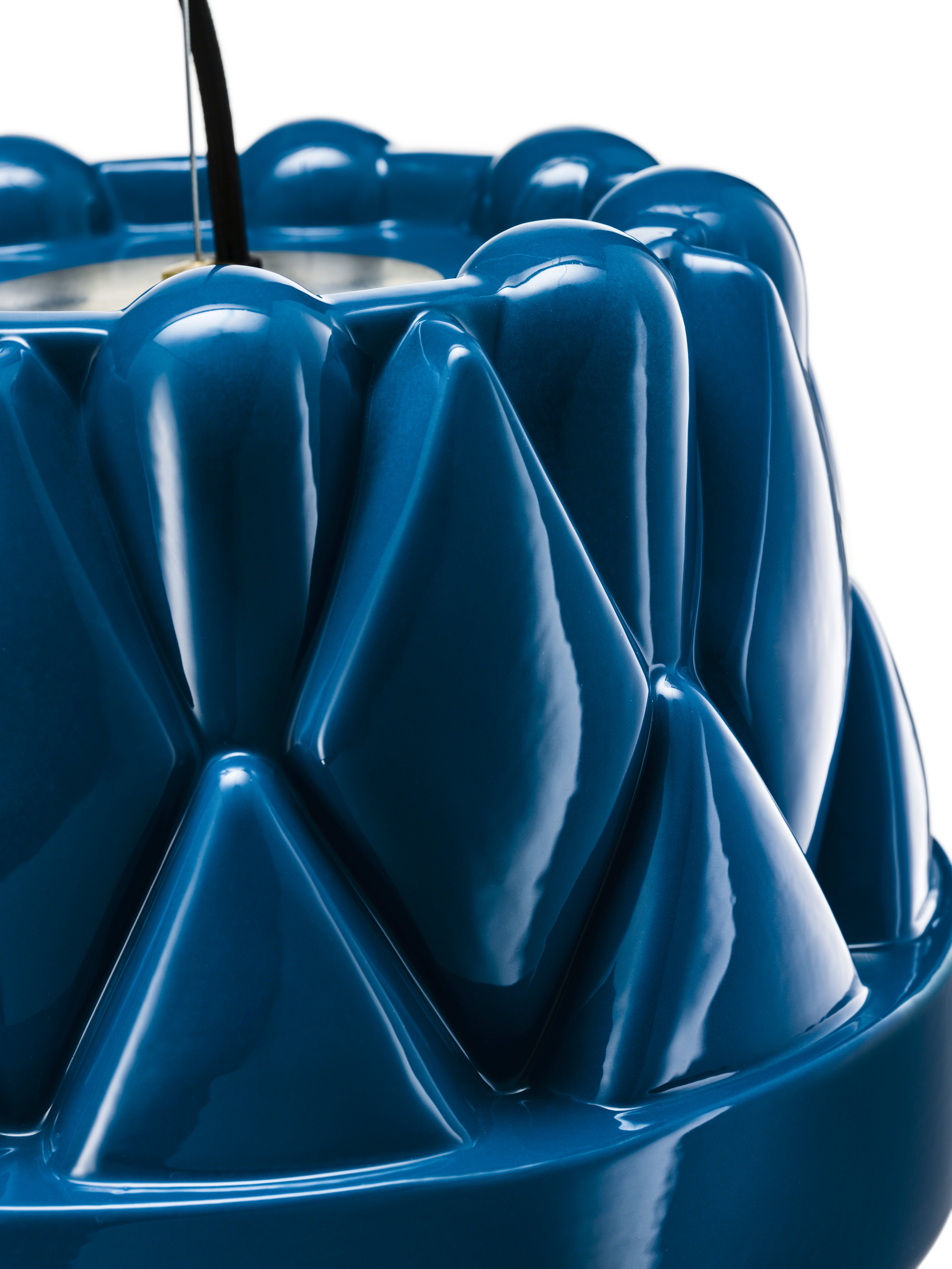 10082 Hängelampe türkis blau Gugelhupf